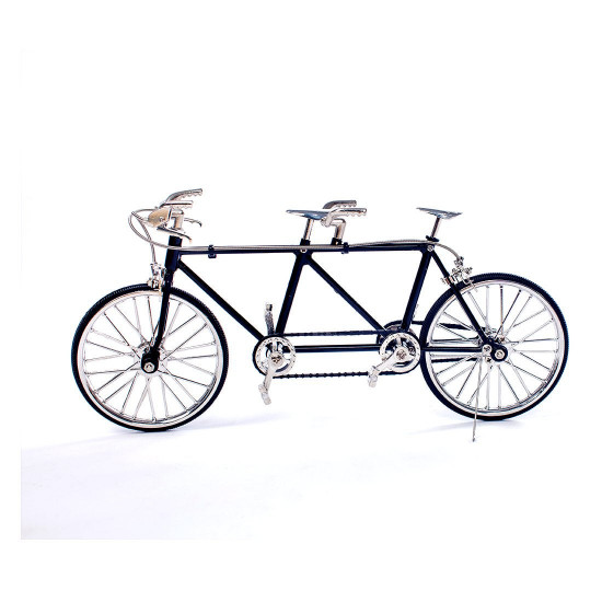 diy assembly tandem bicycle metal model puzzle kit toy