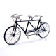 diy assembly tandem bicycle metal model puzzle kit toy