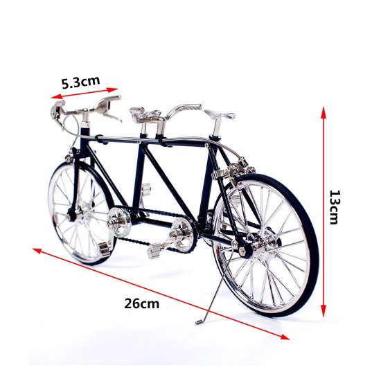 diy assembly tandem bicycle metal model puzzle kit toy