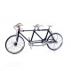 diy assembly tandem bicycle metal model puzzle kit toy