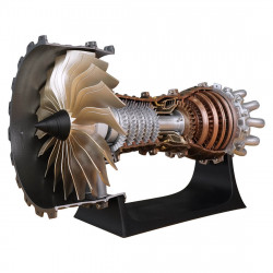 diy assembly trent 900 turbofan engine model toys (150+pcs)