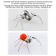 diy electronic insect kit handmade 4 spiders model with glow light