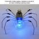 diy electronic insect kit handmade 4 spiders model with glow light