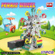 diy ferris wheel screw assembly model metal mechanical puzzle adults kids toy 571pcs