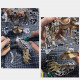 diy metal  3d assembly mechanical wing knight unicorn model kit toy with base 776pcs