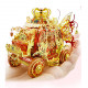 diy metal 3d assembly princess carriage horse model kits