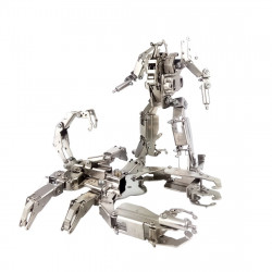 2in1 diy metal assembly 3d scorpion deformation robot mecha puzzle kits