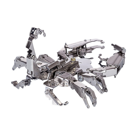 2in1 diy metal assembly 3d scorpion deformation robot mecha puzzle kits