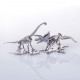 2pcs diy metal assembly 3d triceratops brachiosaurus dinosaurs puzzle jigsaw