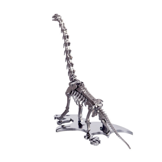 2pcs diy metal assembly 3d triceratops brachiosaurus dinosaurs puzzle jigsaw