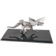 2pcs diy metal assembly 3d triceratops brachiosaurus dinosaurs puzzle jigsaw