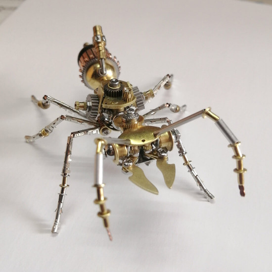 diy metal assembly mini steampunk brass ant 3d metal puzzle