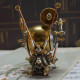 diy metal assembly mini steampunk snail 3d metal model kits 220pcs