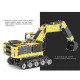 diy metal assembly model 2.4g 12ch simulation engineering construction vehicle toy 2544pcs