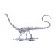 diy metal brachiosaurus dinosaur puzzle model assembly 3d crafts