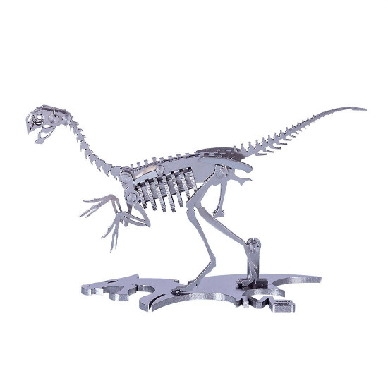 diy metal brachiosaurus dinosaur puzzle model assembly 3d crafts