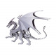 diy 3d metal ice dragon puzzle model assembly  dinosaur crafts