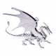 diy 3d metal ice dragon puzzle model assembly  dinosaur crafts