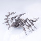 diy metal scorpion insects assembly puzzle model crafts with light 274pcs