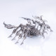 diy metal scorpion insects assembly puzzle model crafts with light 274pcs