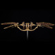 collectable dynamic mechanical mystery dragonfly airplane diy metal wooden 3d aircraft puzzle model