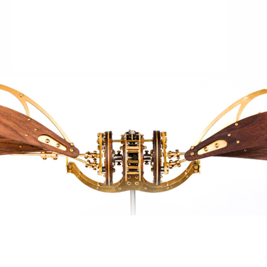 collectable dynamic mechanical mystery dragonfly airplane diy metal wooden 3d aircraft puzzle model