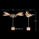 collectable dynamic mechanical mystery dragonfly airplane diy metal wooden 3d aircraft puzzle model