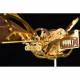 collectable dynamic mechanical mystery dragonfly airplane diy metal wooden 3d aircraft puzzle model