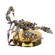 diy sound control golden scorpion king 3d assembly metal model puzzle 500pcs+