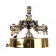 diy sound control golden scorpion king 3d assembly metal model puzzle 500pcs+