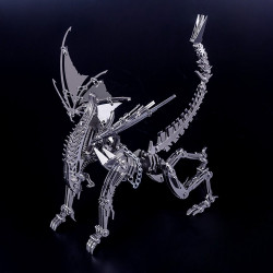 diy stainless steel metal alien puzzle assembly model kit