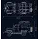 remote controlled fj40 land cruiser 2101pcs