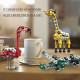 135pcs flamingo assembly model diy animal puzzle stainless steel screw toys kits