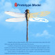 golden dragonfly kinetic art 3d metal model kits 100pcs