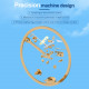 golden dragonfly kinetic art 3d metal model kits 100pcs