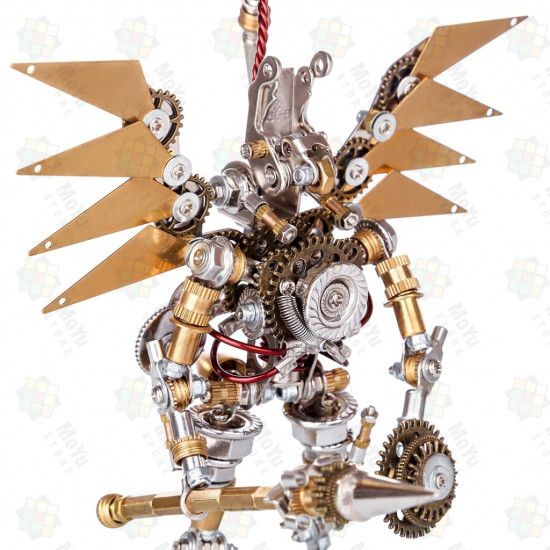 golden mechanical angel diy metal 3d assembly puzzle toys