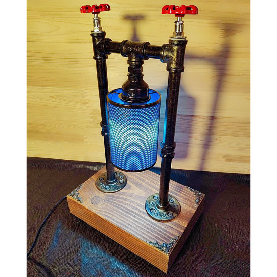 industrial style retro water pipe modified table lamp handmade metal desk light