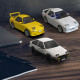 initial d car trio 204pcs