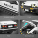 initial d car trio 204pcs