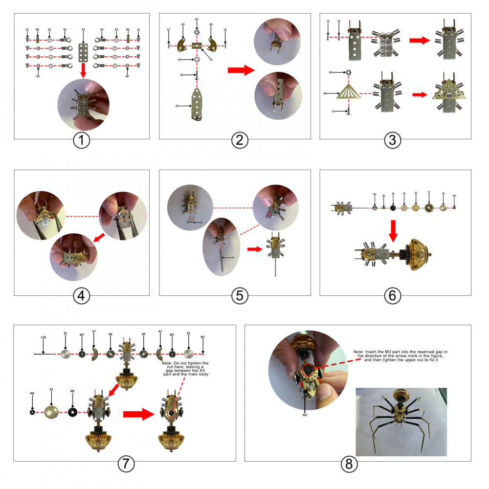 insect bugs advent calendar diy model kit blind box 7 days to go ...