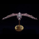 led steampunk  flying vampire bat 300+pcs 3d diy mechanical animal model kits