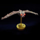led steampunk  flying vampire bat 300+pcs 3d diy mechanical animal model kits
