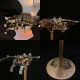 led steampunk  flying vampire bat 300+pcs 3d diy mechanical animal model kits