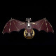 led steampunk  flying vampire bat 300+pcs 3d diy mechanical animal model kits