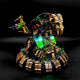 mechanical punk cobra snake 3d metal puzzle model building kits (1000+pcs)