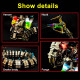 mechanical punk cobra snake 3d metal puzzle model building kits (1000+pcs)