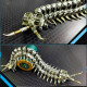 mechanical flying centipede 3d metal model kits ornament