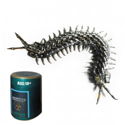 mechanical flying centipede 3d metal model kits ornament