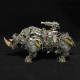 mechanical rhino 3d diy metal puzzle animal assembly model 700+pcs