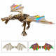 mechanical steampunk wyvern dragon diy 3d metal puzzle 600cs